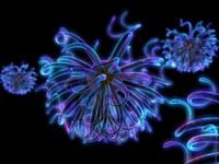 pic for 3D neon flower 